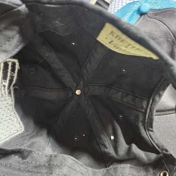 KBETHOS Black Distressed Hat with Flag Patch - Picture 5 of 6